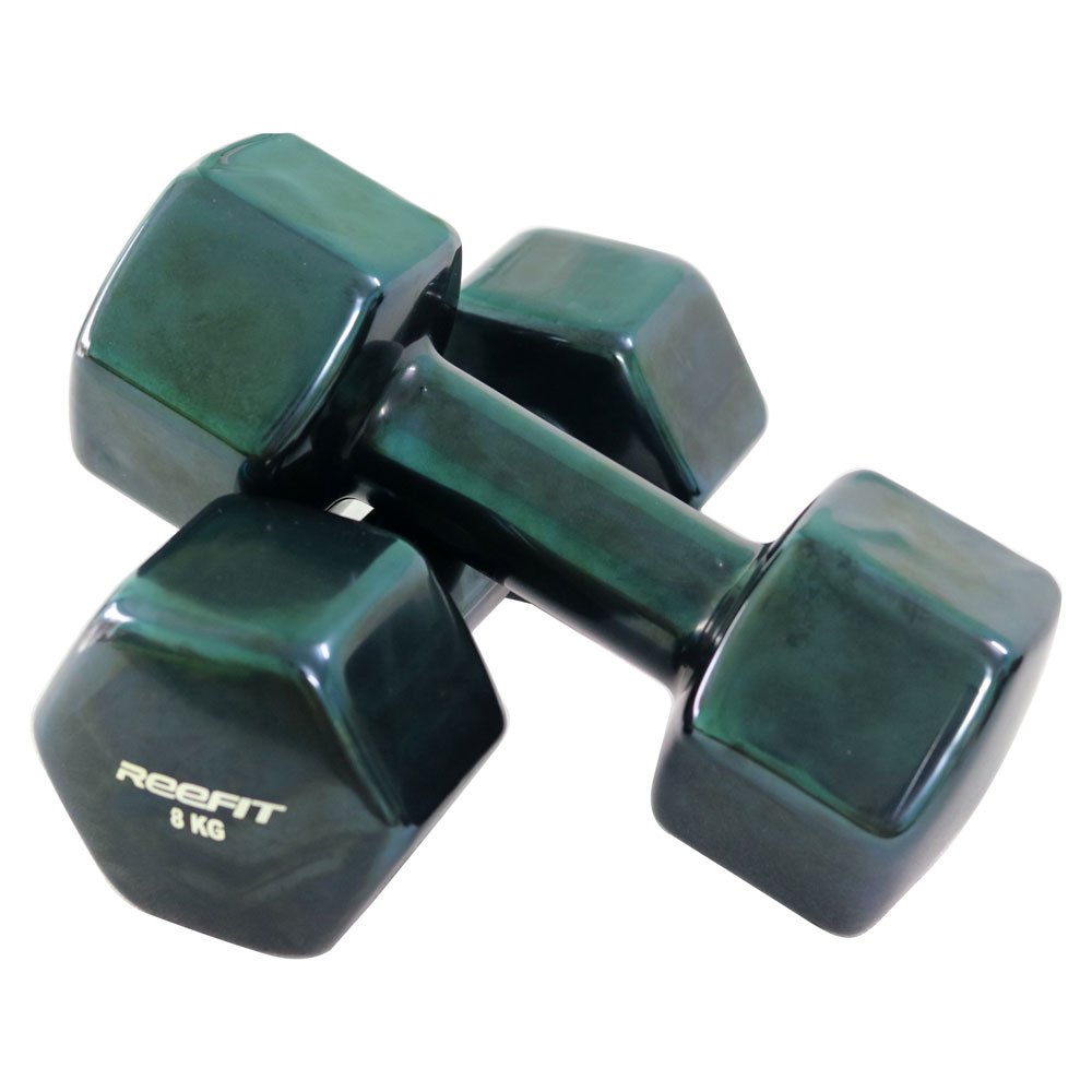 Tạ tay cao su 8kg Reefit (1 cái)