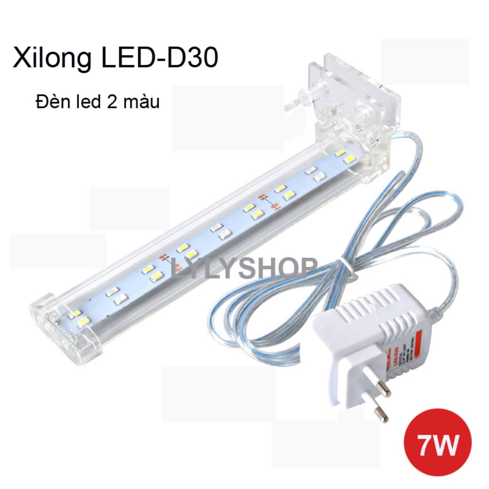 Xilong le-d30 Blue White 35-45cm Aquarium Fish Tank led clamp fish tank nice perfect