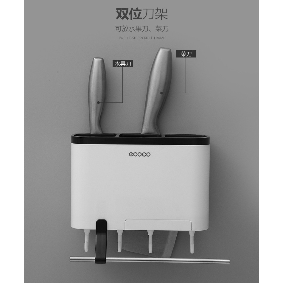 Hộp Cắm Đũa Thìa Và Đồ Dùng Làm Bếp Đa Năng Ecoco 1801