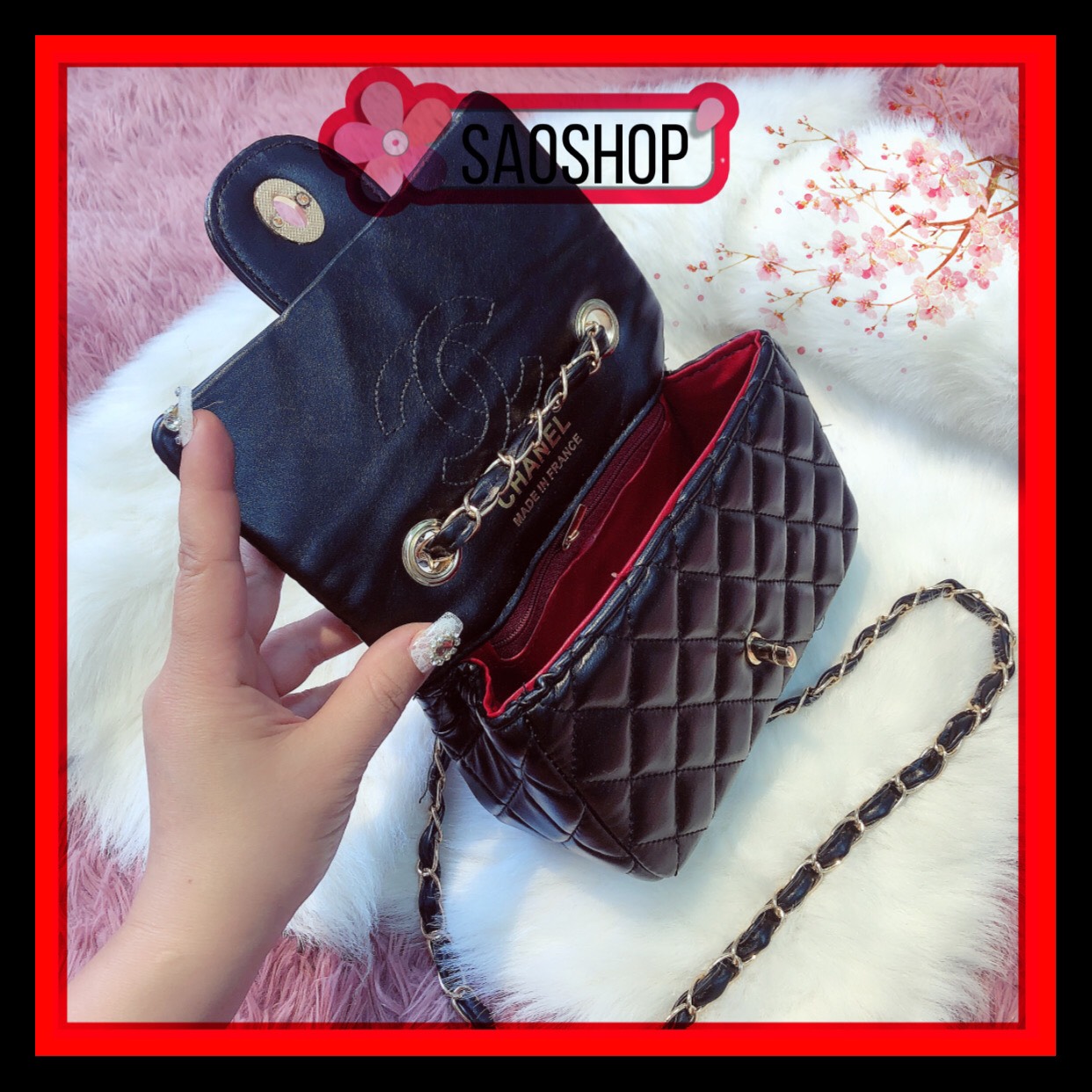🌸 Túi classic mini đeo chéo đẹp size 18