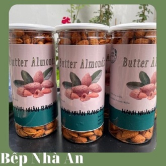 Hạnh Nhân Rang Bơ Mỹ ( Hàng loại 1 Ngon giòn) -500g