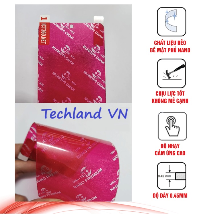 Cường Lực Phủ Nano Realme Note 50 - Trong Suốt, Không Full Màn, Không Viền Đen