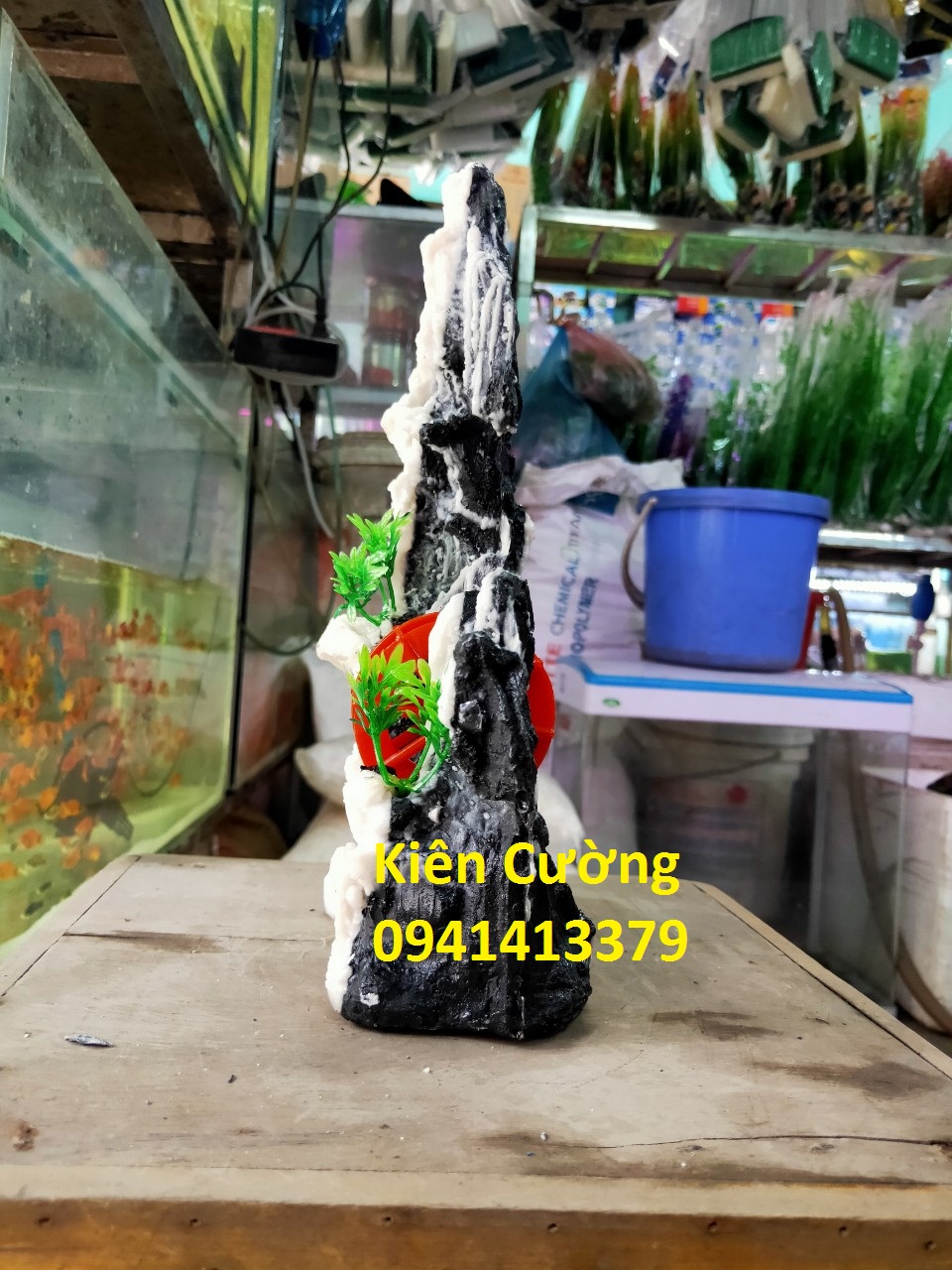 Mô Hình Núi - Hòn non Bộ - Trang Trí Bể cá (Mẫu 18)