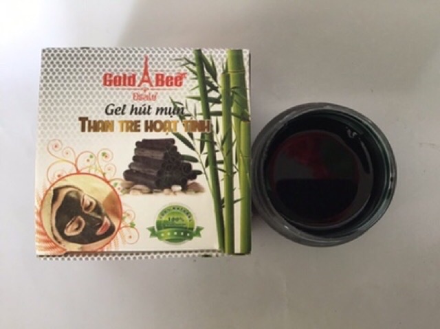 Gel hút mụn than tre hoạt tính gold bee