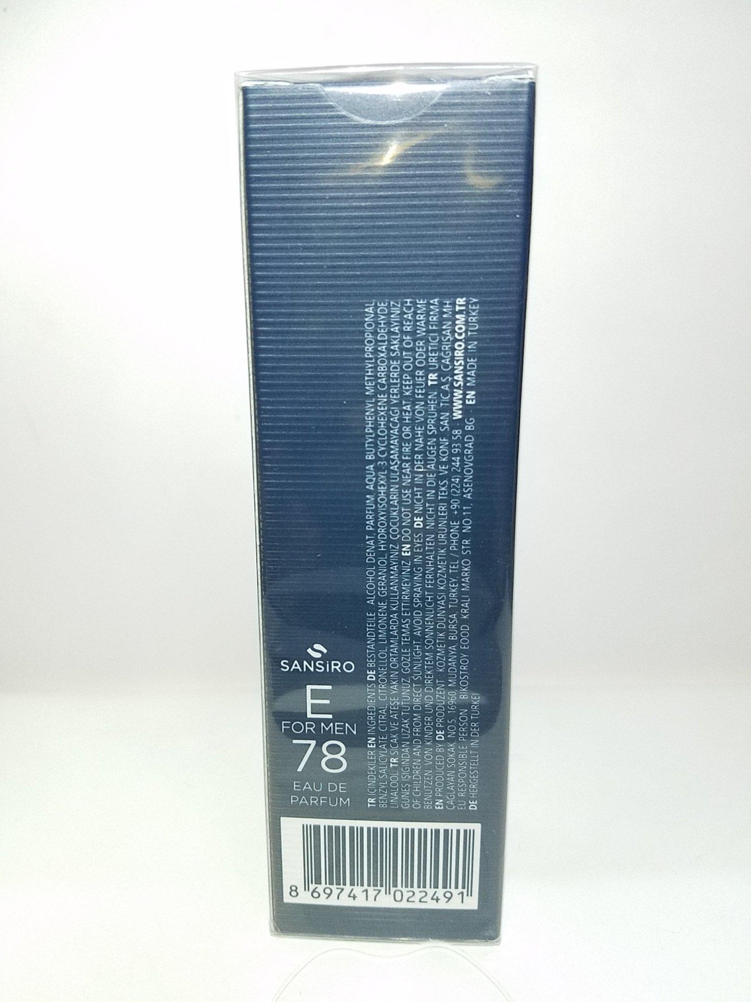 Nước hoa Sansiro 50ml E78 cho nam