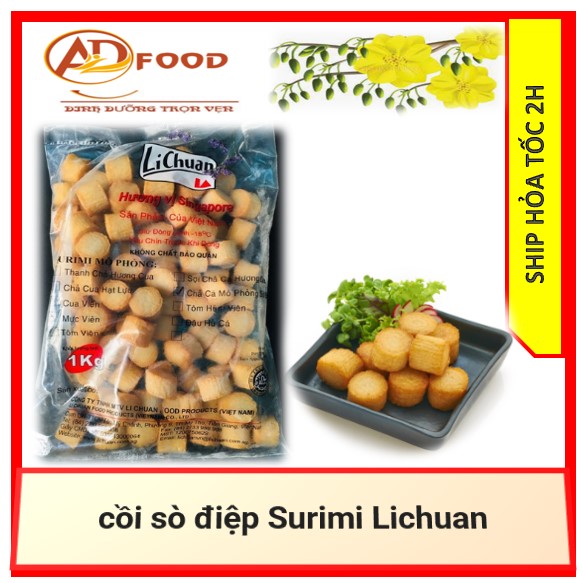 500g cồi sò điệp Surimi Lichuan loại ngon