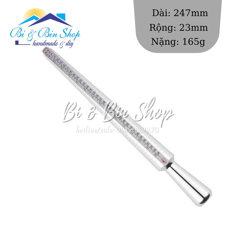 Cây đo ni nhẫn chuyên dùng cho thợ kim hoàn và thợ làm thủ công handmade