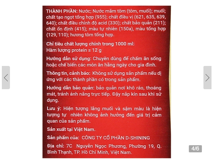 Nước mắm đầu bếp 900ml