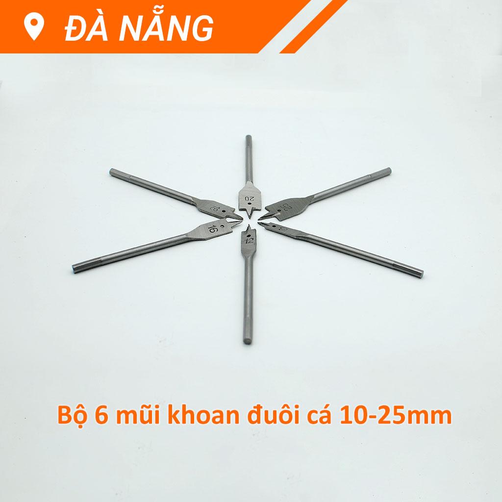 Bộ 6 mũi khoan đuôi cá