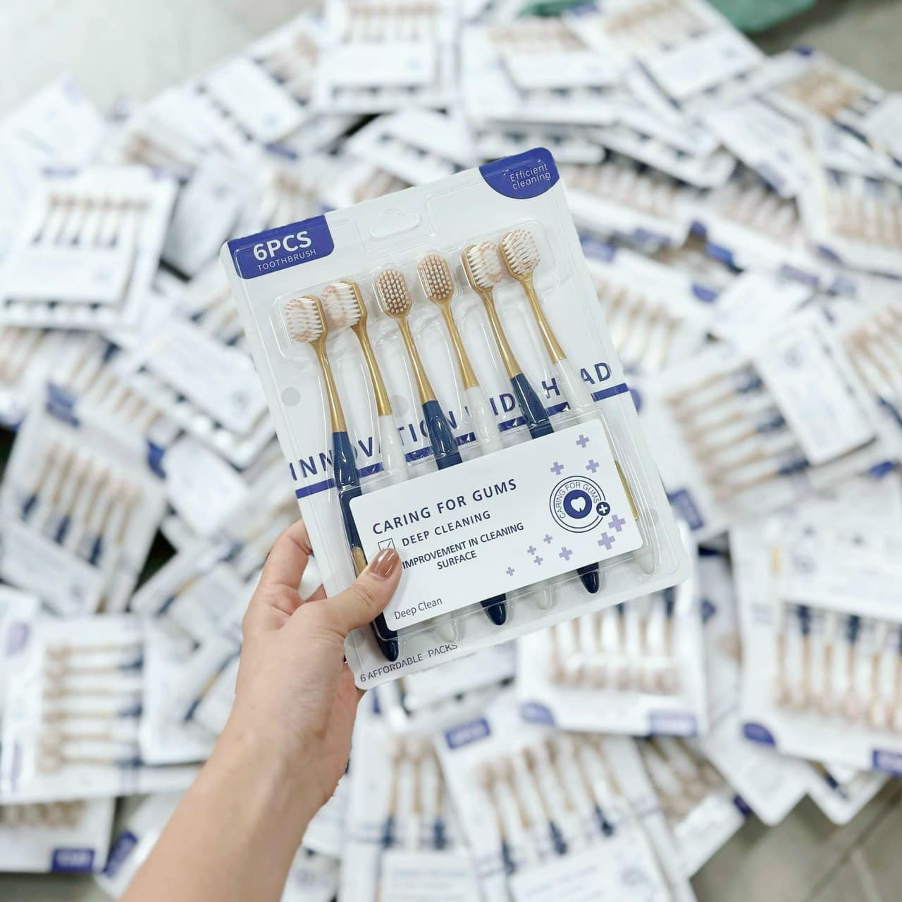 Combo 6 chiếc bàn chải nội địa trung lông mềm mịn