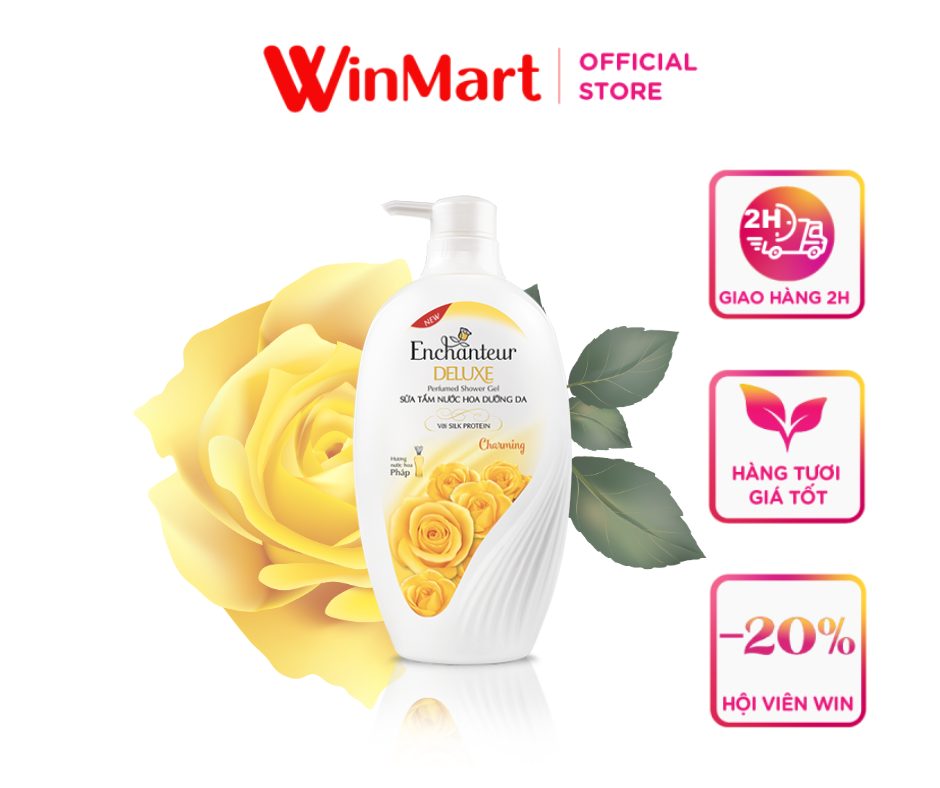 - Sữa tắm nước hoa Enchanteur Charming 900g