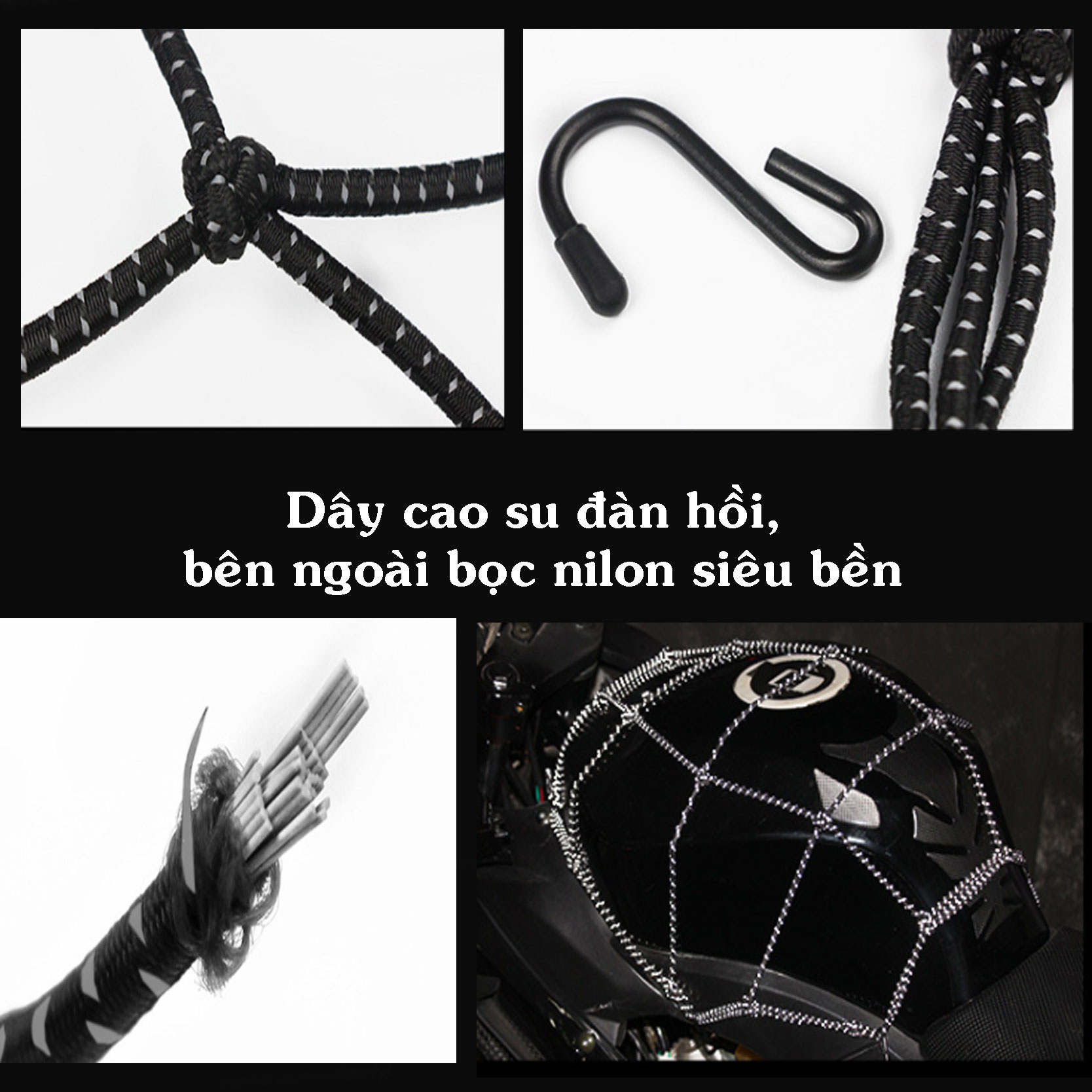 Lưới trùm bình xăng có phản quang