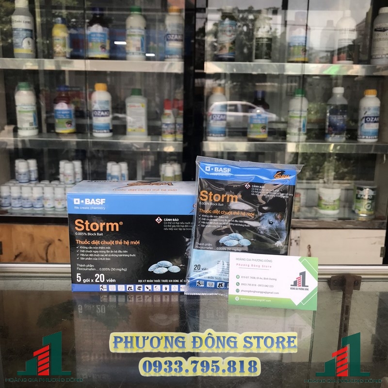 Thuốc diệt chuột dạng viên STORM (20 viên)