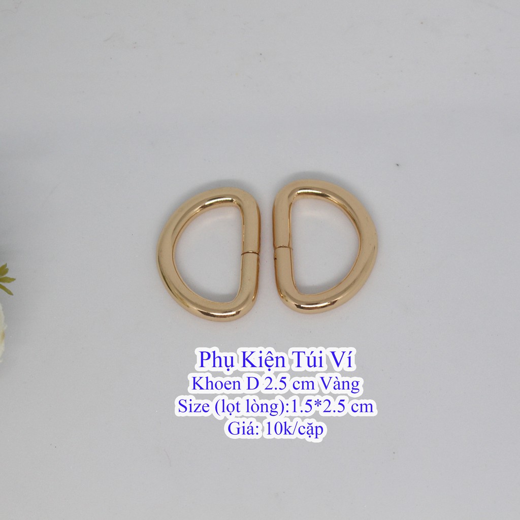 Khoen D 2.5cm (15k/cặp)