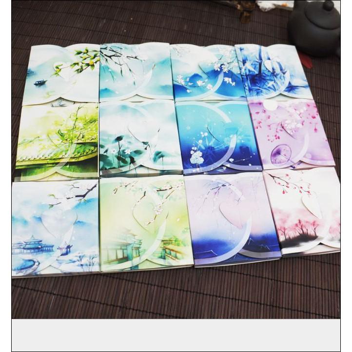 Note cổ phong note dễ thương ghi chú tiện lợi