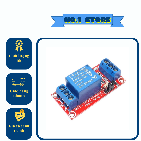 Module Relay 1/2/4 Kênh 5V có opto cách ly