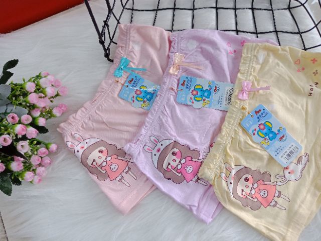 Combo 5 quần chíp thỏ cho bé gái 8-30kg