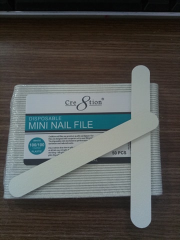 Cây Dũa móng thật hãng Cre8tion loại mini ( 50 cây/lốc)