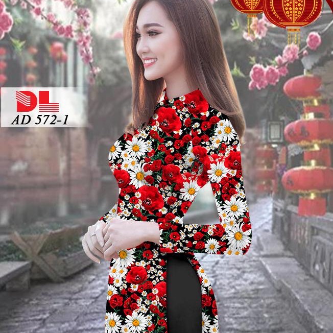[HCM]Vải áo dài hoa cúc