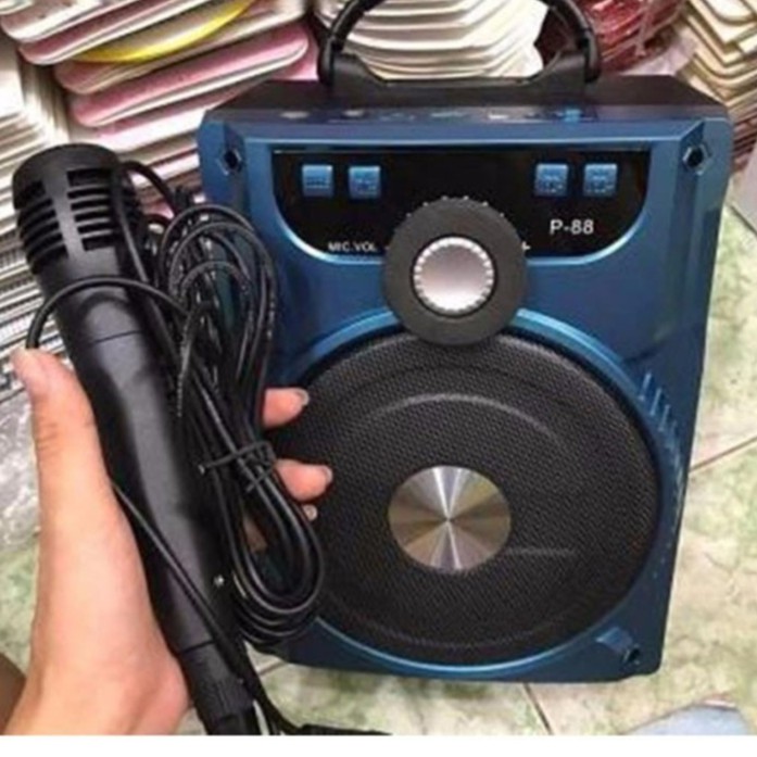 Loa Bluetooth Karaoke Kiomic P88, P89 Tặng Kèm Micro