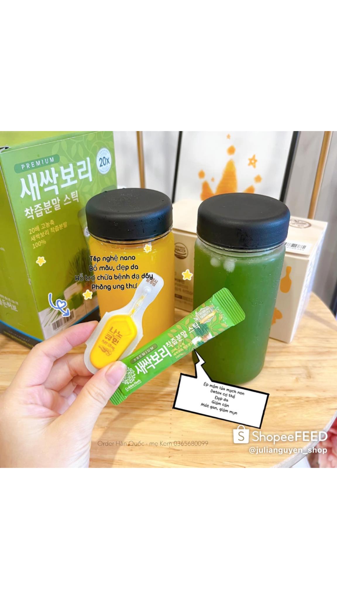 Bột Mầm lúa mạch non Golden Herb