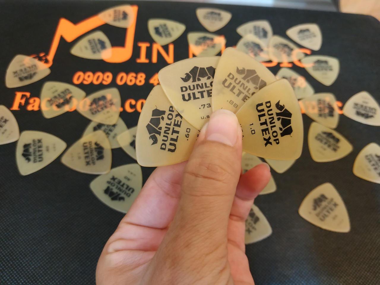 Set 3 Pick gảy Guitar Dunlop Ultex ngẫu nhiên