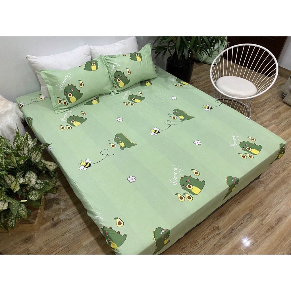 Combo 4 bộ ga gối (ga kèm 2 vỏ gối nằm) được chọn mẫu