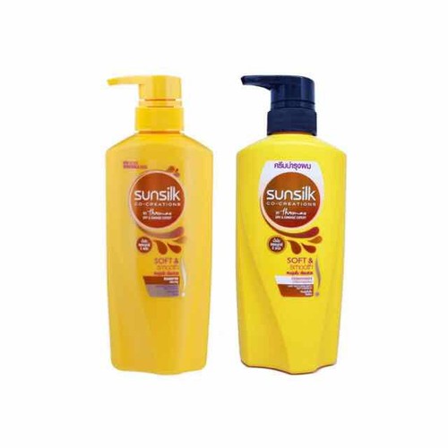 Bộ dầu gội và dầu xả Sunsilk Thái Lan 450ml (vàng)