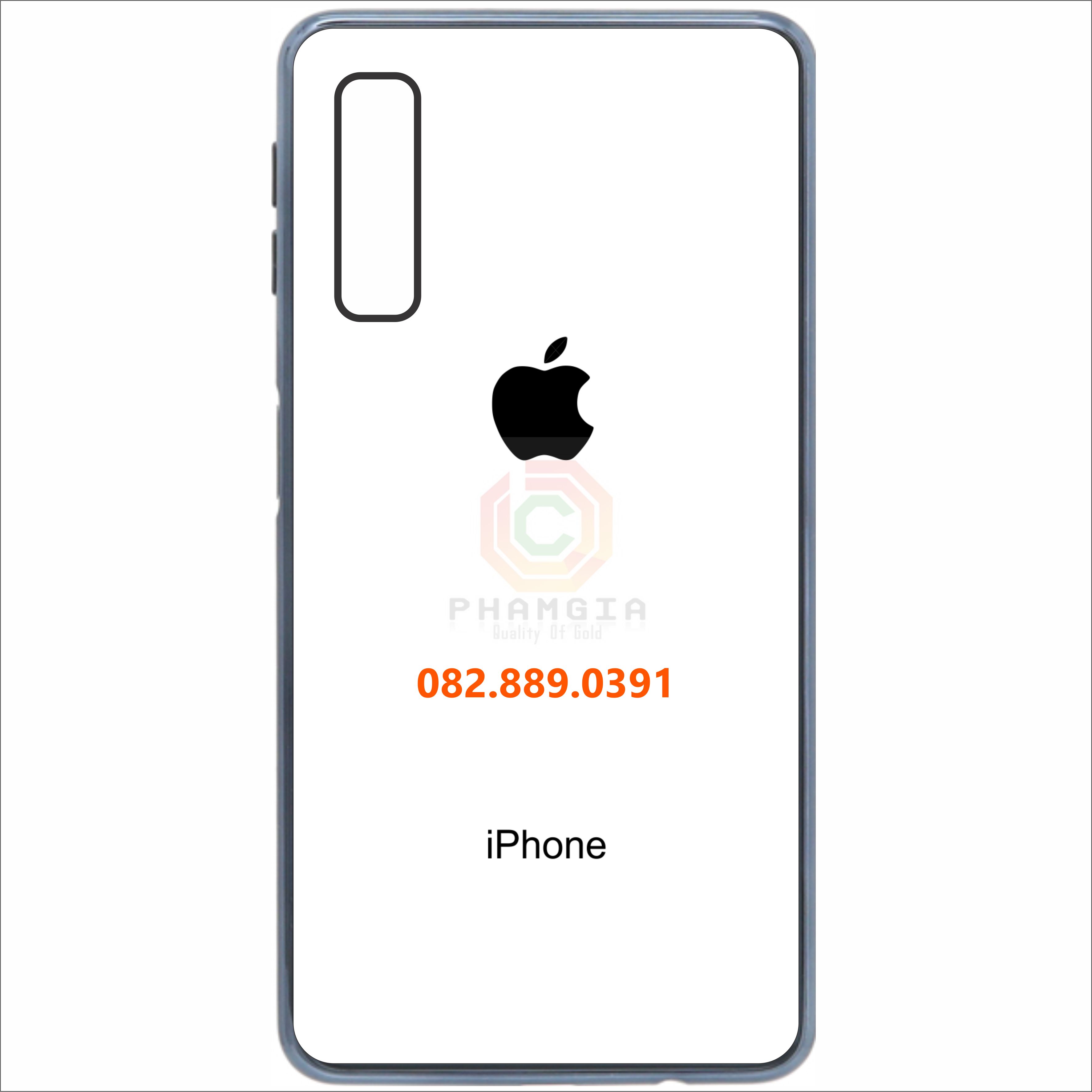 [HCM]Ốp lưng giả iPhone cho Samsung  A7 2018 mặt lưng bóng đẹp
