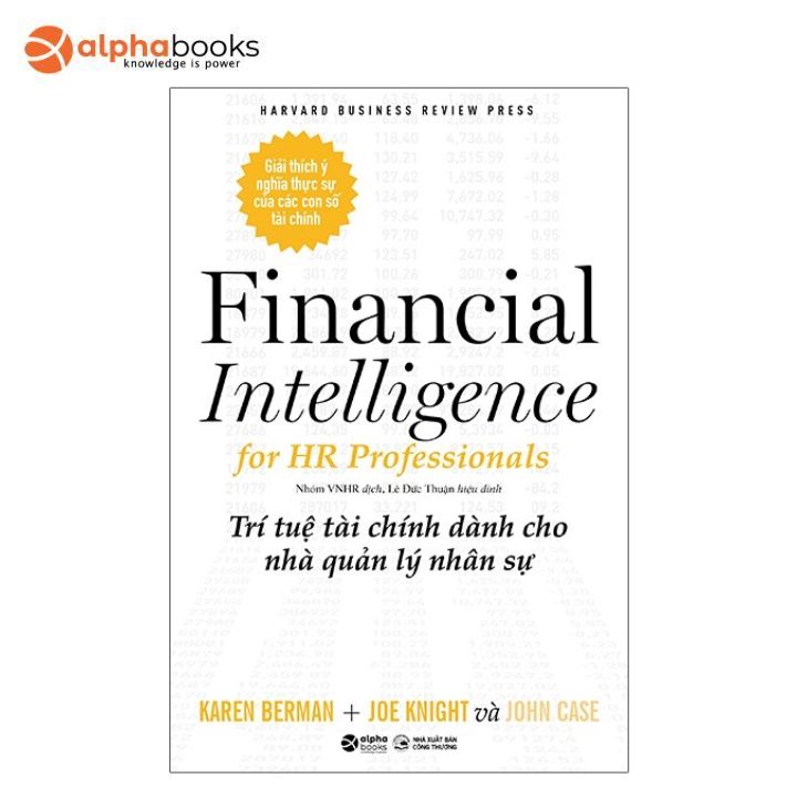 Sách - Trí Tuệ Tài Chính Dành Cho Nhà Quản Lý Nhân Sự - Financial Intelligence