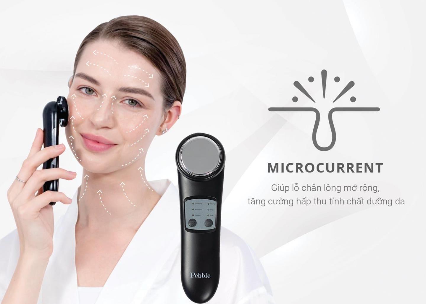 Máy Massage Mặt Pebble Fleur