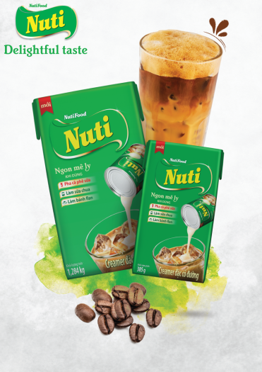 Sữa đặc Nuti xanh hộp giấy