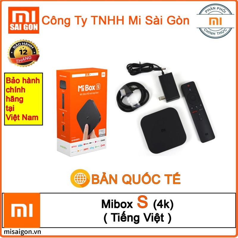 Bảng giá Android Tivi Mibox S (4K) Bản Quốc Tế - phân phối chính hãng tại Việt nam