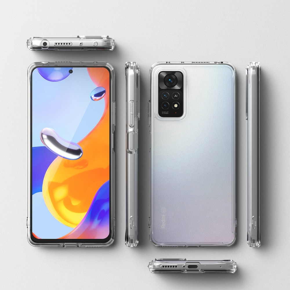 Ốp dẻo trong suốt cho Xiaomi Redmi Note 11 / Redmi Note 11S (Hàng loại A)