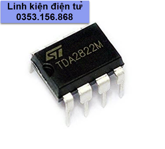 15 con IC TDA2822 TDA2822M TDA2822 DIP-8