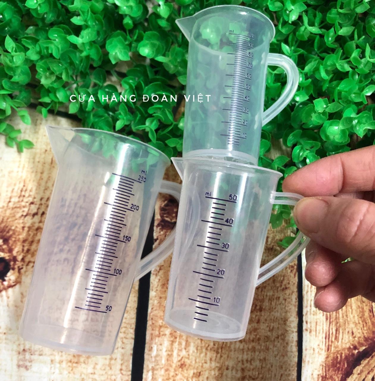 Ca Đong - Bộ 3 Ca Đong Pha Chế 50 ml, 100ml, 250ml