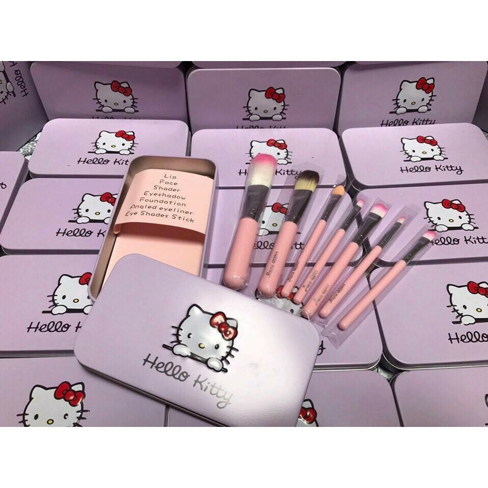 Bộ cọ trang điểm kitty 7 cây