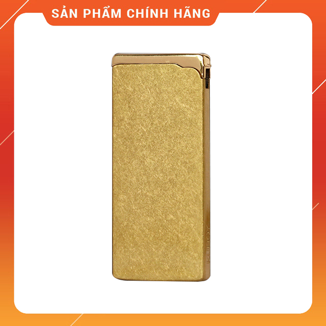 Vỏ Bật Lửa Hộp Quẹt Gas Đá Kuboy KZC6 Siêu Mỏng Bằng Đồng Đẹp Độc Lạ - Dùng Gas Đá Cao Cấp (KHÔNG XĂNG KHÔNG GAS)