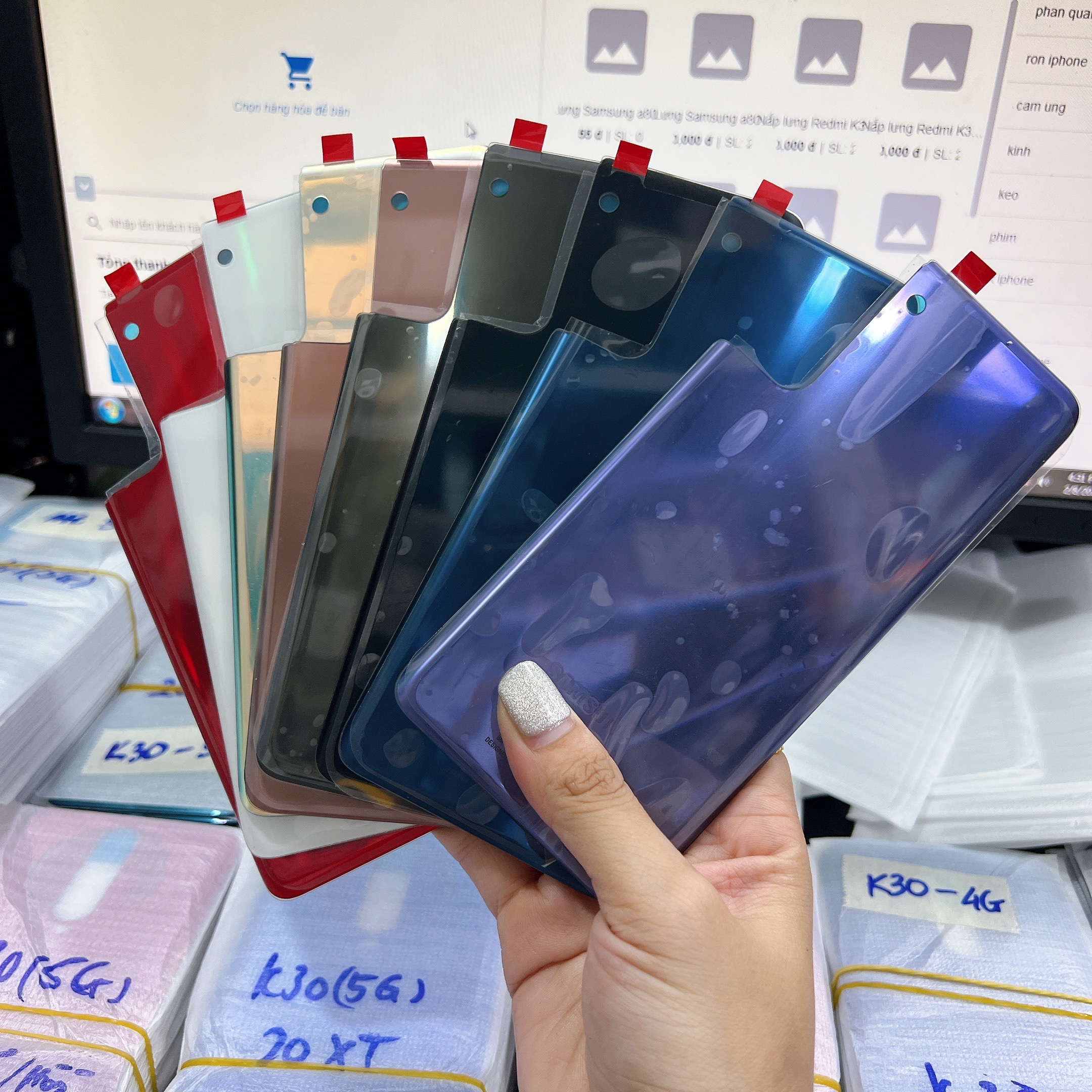 Nắp lưng Samsung S21 Plus (không kính camera) ZIN