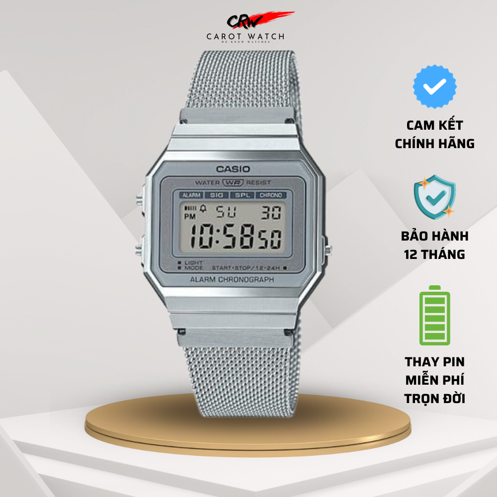ĐỒNG HỒ NAM CASIO A700WM 7A VINTAGE - Main Image