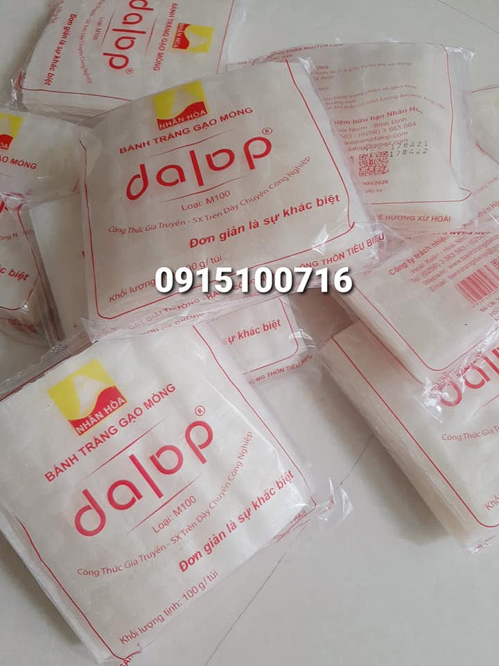 [HCM]10 GÓI BÁNH TRÁNG CUỐN CHẢ RAM BÌNH ĐỊNH  [1KG]