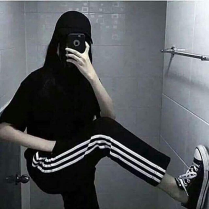 quần baggy 3 sọc chất umi