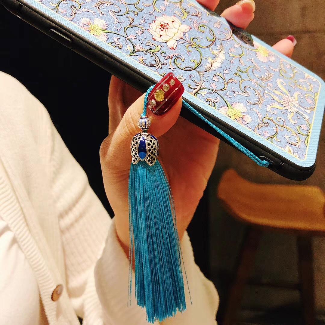 Ốp Lưng Dẻo Diên Hy Công Lược (Kèm 01 Dây Tua Rua Đá) - Iphone 6, 6plus, 7, 7plus, 8, 8plus, X, Xs