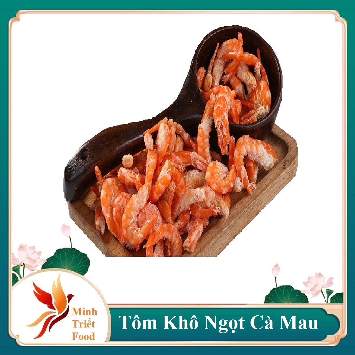 TÔM KHÔ NGON NGỌT MINH TRIẾT,KHÔNG PHẨM MÀU , THỦ CÔNG TRUYỀN THỐNG