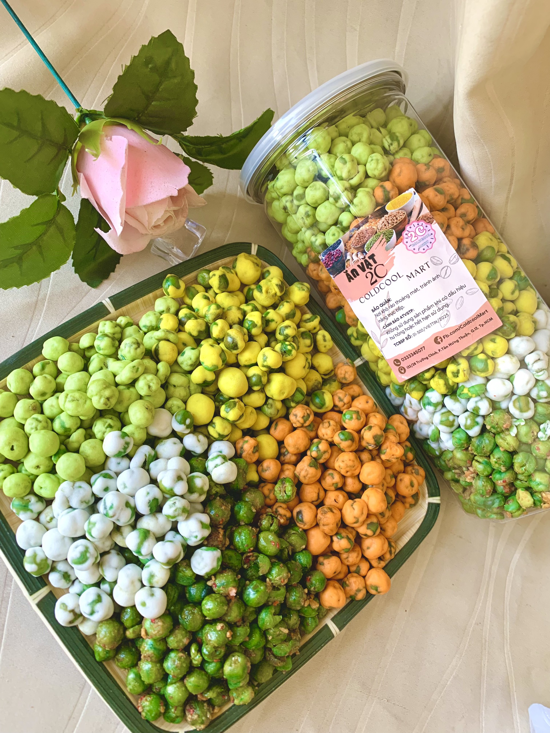 Đậu Hà Lan Mix 5 Vị 450g 2c Mart