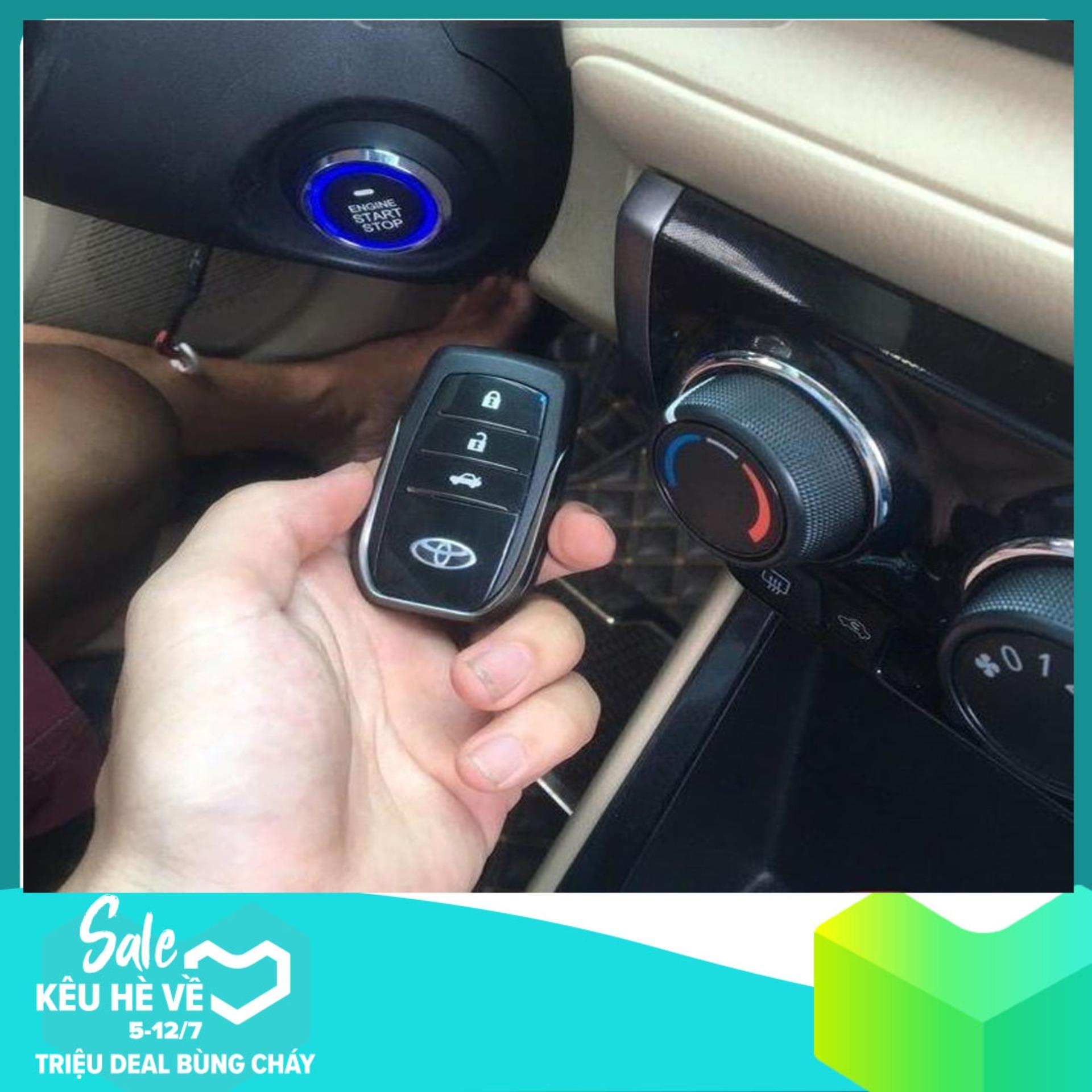 Đề Nổ Xe Hơi Toyota Từ Xa Bằng Remote và Khởi Động Bằng Nút Bấm Start / Stop Engine