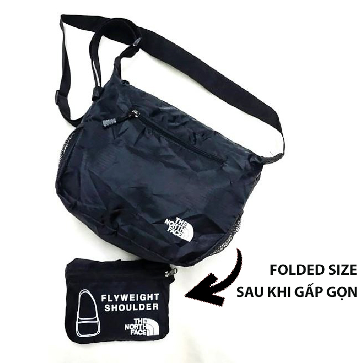 [HCM]Túi đeo chéo gấp gọn tiện dụng TNF
