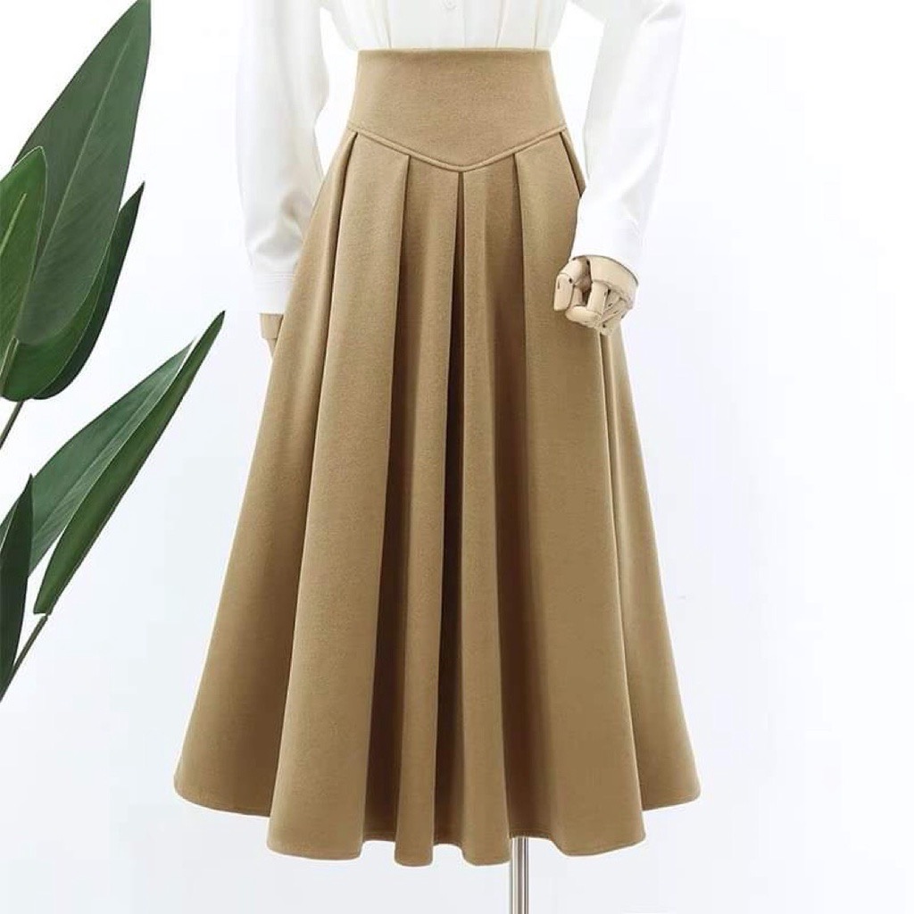 Chân váy xếp ly thời trang mới