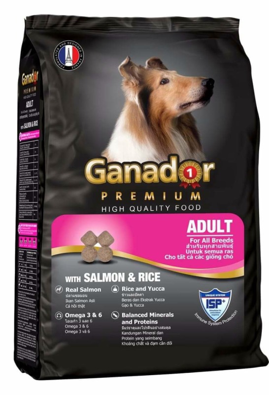 [3kg] Ganador vị cá hồi và gạo Adult with Salmon & Rice 3kg - Thức ăn cho chó trưởng thành