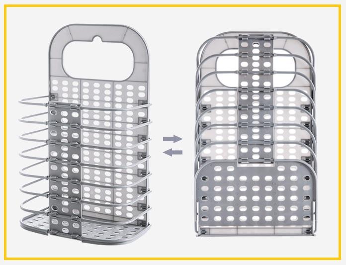 Giỏ TREO TƯỜNG đưng đồ tiện ích gấp gọn